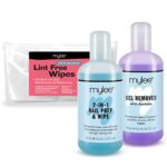 Mylee Salon Manicure Kit Which Includes Nail Prep & Wipe Polish Remover & Nail Wipes UV LED Kit Package for a Professional Gel Polish Soak Off Ma