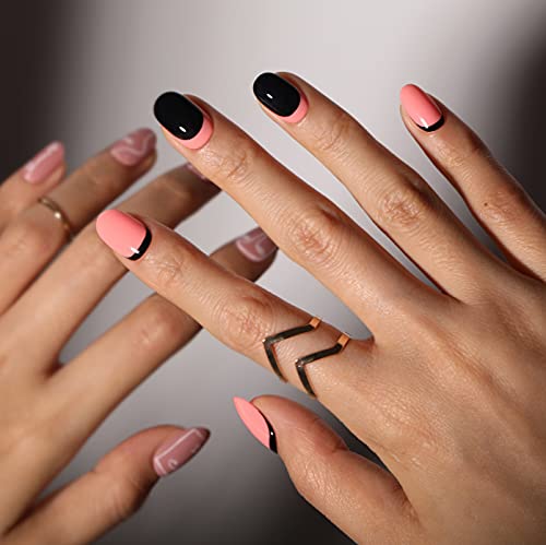 Bluesky Gel Nail Polish, Pink Glow A097, Coral, Light, Pink, Long Lasting, Chip Resistant, 10 ml (Requires Drying Under UV LED Lamp)