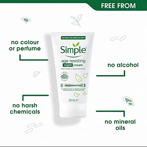 Simple Age Resisting Day Cream SPF15 50ml and Night Cream 50ml (Bundle set)