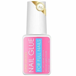1 * 8g False Nail Glue Extra Strong,Nail Glue for Nail Repair,False Nail Adhesive for Applying Artificial Nail Tips Manicure,Super Strong False N