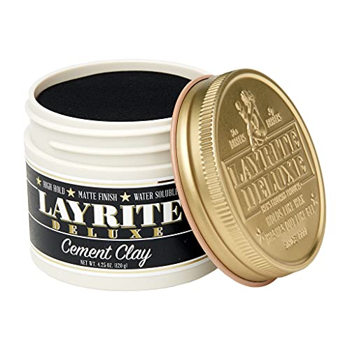 Layrite Cement Clay 120g | High Hold | Water Soluble | Matte finish