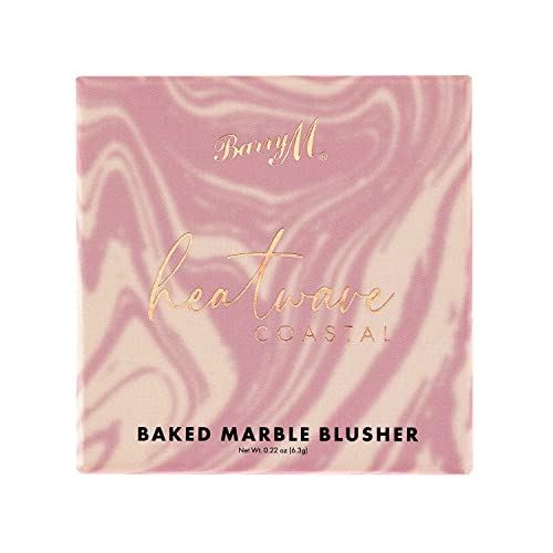 Barry M Heatwave Baked Marbled Blush, in Shade Pink Coastal