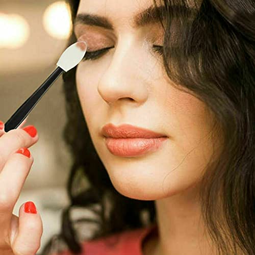 Eyeshadow Applicators, Pack of 20 Compact Disposable Brush Sponges, The Perfect Makeup, Arts and Crafts, DIY, Nail Art, Durable, Hygienic and Dis