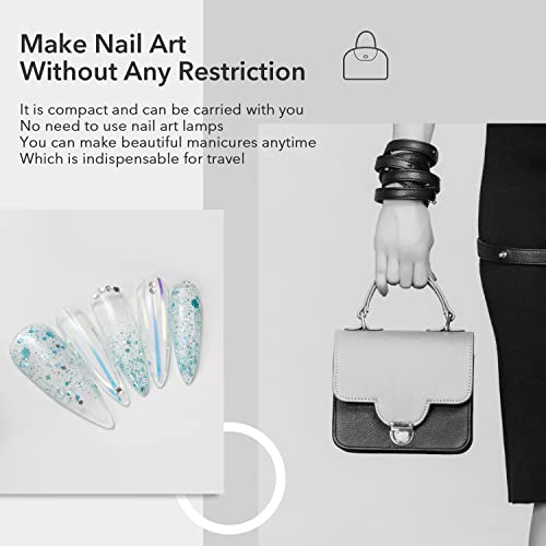 Aokitec 28g Dip Powder Clear Fashion Color Nail Dipping Powder French Powder Pro Collection System Nail Art Starter Manicure Salon DIY at Home Od