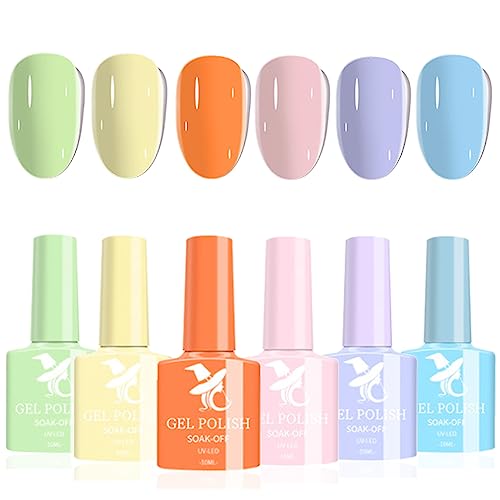 Glitter Gel Nail Polish - Silver Gel Nail Polish - Soak Off UV LED Sparkle Silver Glitter Gel Polish - Long-Lasting - Ideal for Home Use