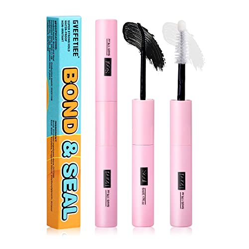 Lash Bond and Seal and Remover, Individual Lashes Clusters Glue and Seal and Remover, 15ML Strong Hold Long-lasting Eyelashes Extension Kit, Wate