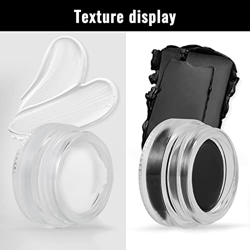 Erinde Black Gel Eyeliner, Waterproof Long Lasting Cream Eyeliner Gel, High-Intensity Pigments Smudge-Proof Eye Liner Makeup, Water-Resistant Eye