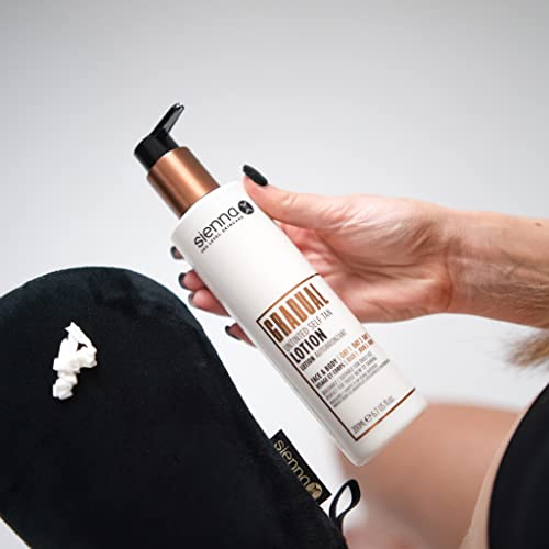 Sienna X Untinted Gradual Self Tan Lotion 200ml. For A Natural, Glowing, Streak Free Tan. Vegan Moisturiser With Anti-Cellulite Formula. Quick Dr