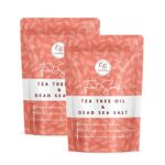 CalmGenix Foot Soak with Tea Tree Oil & Dead Sea Salt | Helps Treat Nail Fungus and Athletes Foot, Foot Spa Bath | Foot Moisturiser & Deodorizer