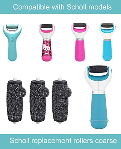 8Pcs Replacement Rollers Heads Refills, Extra Rough Hard Skin Remover Accessories