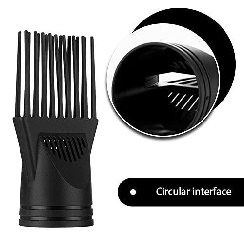 Hair Dryer Diffusers Wind Blow Cover Comb Attachment Nozzle Professional Blow Dryer Mouth for Hair Styling (2Pcs)
