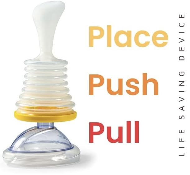 LifeVac Travel Kit - Choking Rescue Device, Portable Suction Rescue Device First Aid Kit for Kids and Adults, Portable Airway Suction Device for