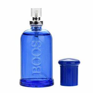 50ml Men Classic Cologne Perfume, 3 Colors Long Lasting Mature Gentleman Temptations Parfume(Blue)