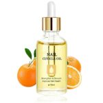 Nail Cuticle Oil 15ml with Organic Vitamin E & B, Cuticle Oil for Nails, Jojoba Nail Cuticle Oil,Nail Oil Soothe Moisturize with Dropper Design f