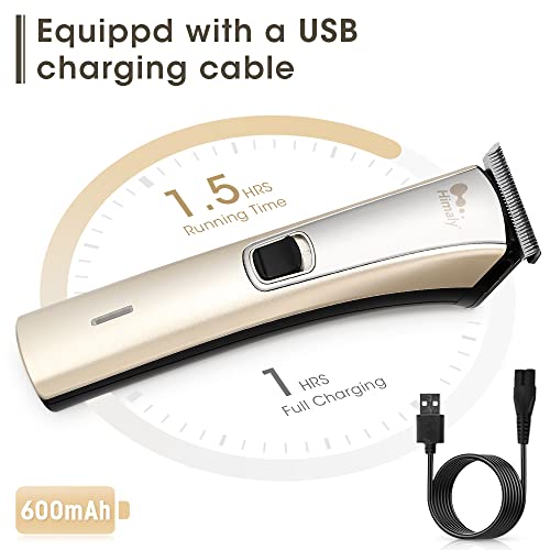 Himaly Rechargeable Hair Clippers, Professional Electric Cordless Hair Clippers Beard Trimmer Cordless & Corded Grooming Kit with 4 Guide Combs f