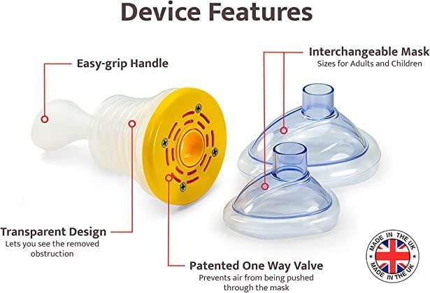 LifeVac Travel Kit - Choking Rescue Device, Portable Suction Rescue Device First Aid Kit for Kids and Adults, Portable Airway Suction Device for