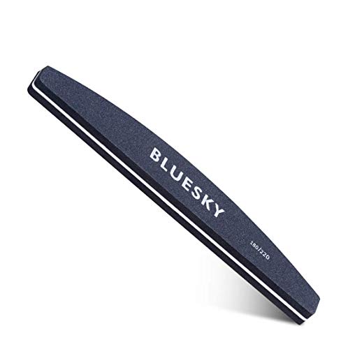Bluesky Nail Buffer Rhombus, Professional Nail Tool For Gel Nails, Double Sided Dual Grade Grit 100/180, Manicure and Pedicure Accessories