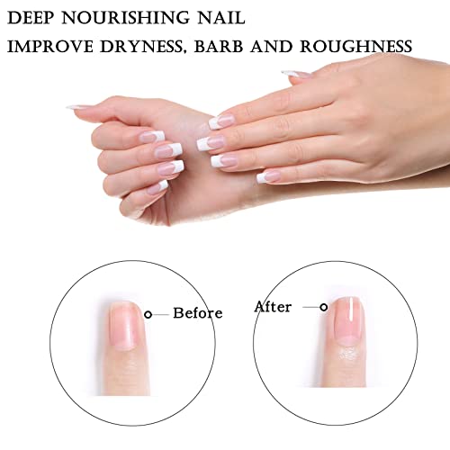 Nail & Cuticle Oil Pen for Nail Care, Nail Oil Pen 2PCS Nail Revitalize Oil Pen Jojoba Seed Oil Hand & Nail Treatment Pedicure