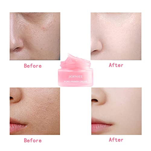 Face Makeup Primer Base Pore Primer Gel Cream Waterproof Invisible Pores Smooth Skin Oil Control Moisturizing Pore Primer Cream Hydrating Face Pr