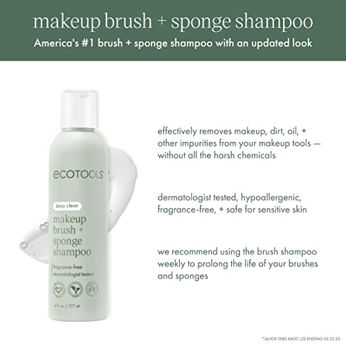 EcoTools Make Up Brush Shampoo (Cleansing Gel) - 6 fl oz