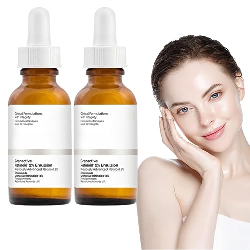 Face Moisturiser, Retinoid 2% Emulsion Retinol Serum High Strength for Face, Retinol Face Serum, Fine Line Anti Wrinkle Serum, Acne Reduced, Brig