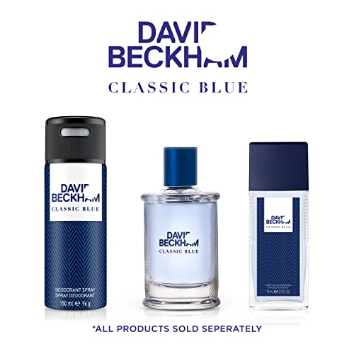DAVID BECKHAM Classic Blue Eau De Toilette Perfume for Men, 60 ml