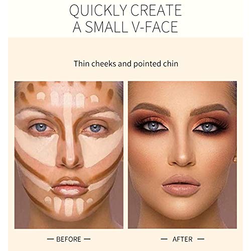ONLYOILY Concealer,concealer contour highlighter stick contour stick, Highlight Stick,Professional Waterproof Concealer Contouring Pen,double-end