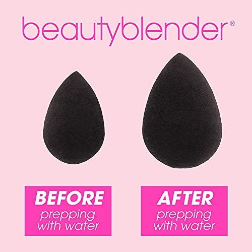 Beautyblender - Makeup Applicator Sponge - for Powder Liquid Coverup BB Cream or other Cosmetic Foundation Products - in Black