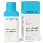 Multimolecular Hyaluronic Acid Serum - 3X MORE EFFECTIVE with ADVANCED NANOEMULSION Technology - PATENTED HA-DERM™ for Faster Smoothing Results -