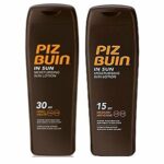 Piz Buin In Sun Lotion Spf15  And Spf 30  - 200Ml Each