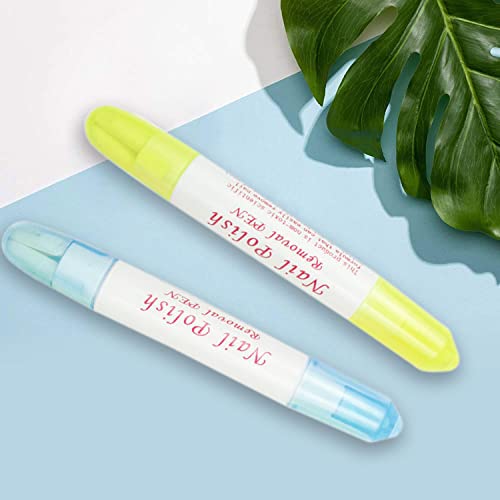 CAM2 Nail Polish Remover Pens 3 Piece Nail Polish Remover Pen,Nail Art Fillable Nail Polish Remover Pens,With 9 Replaceable Replacement Tips