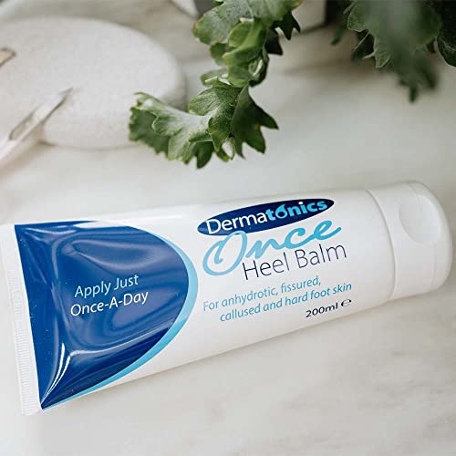 Dermatonics Once Heel Balm - Long-lasting Relief for Rough, Dry, and Callused Heels and Feet | Paraben-free and Clinicaly Proven | Visible Result