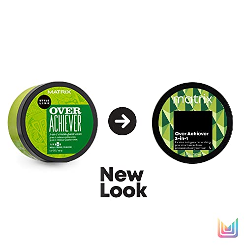 Matrix Over Achiever 3-In-1 Cream Paste Wax, Styling Product for Structuring And Smoothing Hair, Easy Reworkable Hold, 50ml