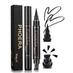 PHOERA Eyeliner Stamp Wingliner - Black Eyeliner - Liquid Eyeliner for Women Black Eyeliner Pen Winged Eyeliner Pencil Easy to Use Long Lasting S