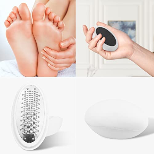 MUJGAN Egg Shaped Classic Callus Remover, Safely and Painlessly Remove Tough Calluses & Dry Skin to Reveal Smooth Soft Feet, 135 Precision Micro-