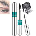Vibely Waterproof Long Lasting Black Mascara 2 in 1 Brushes