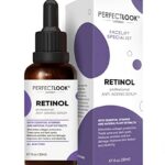 Perfect Look London Retinol Serum for face with Hyaluronic Acid, Advanced Anti Aging and Wrinkle High Strength Formula with Vitamin A/Retinoid Fa