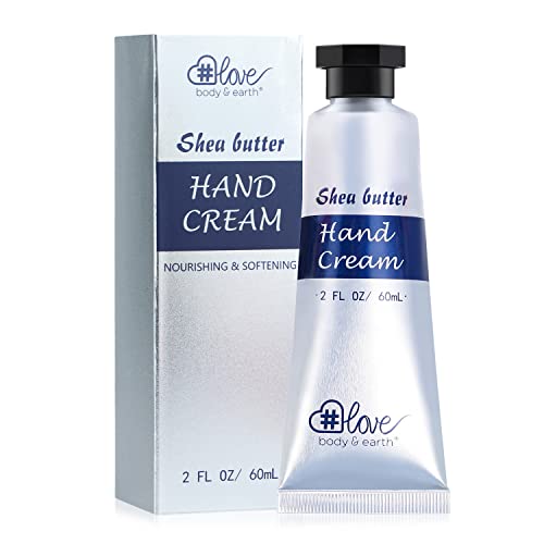 Hand Cream Gift Set for Dry Hands - Moisturizing Hand Cream Enriched with Shea Butter and Vitamin E, 2.0 oz/60ml Travel Size Lotion, Birthday Gif