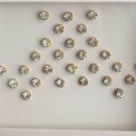 B100 Silver Stone Gold Pearl Bindi, Tattoos Fake Nose Stud Indian Bindi