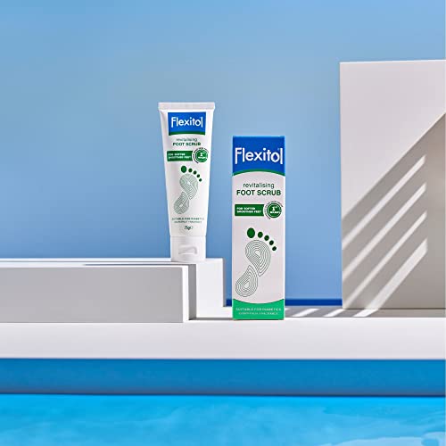 Flexitol Revitalising Foot Scrub for Softer, Smoother Feet, For Hard, Dead Skin - 75g
