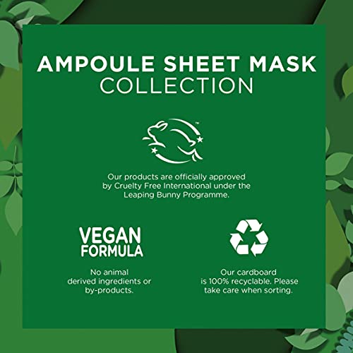 Garnier Ampoule Sheet Mask Collection, Gift Set With Fast Action Ampoule Face Masks, Watermelon, 3 Count, Pack Of 1