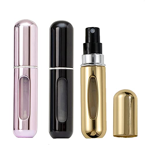 KAYZON Refill Perfume Bottle, Perfume Atomiser 5ml Travel Refill Perfume Bottle Mini Portable Perfume Spray Bottles Empty Toner Atomizer Bottle f