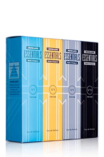 Milton-Lloyd Essentials Quad Pack - Fragrance for Men - 4 x 50ml Eau de Parfum