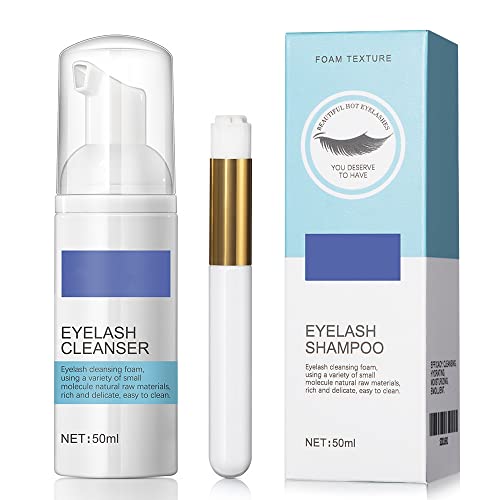Eyelash Extension Cleanser, Lash Shampoo for Eyelash Lash Shampoo Cleaner Eyelash Extension Shampoo For Eyelashes Cleansing Extension Cleanser Re