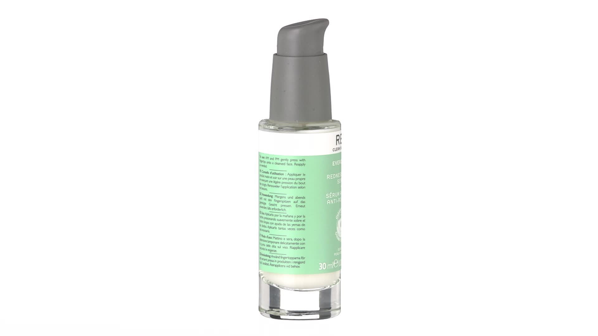 REN Clean Skincare Evercalm™ Redness Relief Serum | Fast -Acting to Reduce & Relieve Redness | Calm Sensitive Skin | Step 2: Treat