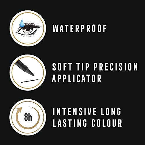Max Factor Colour X-Pert Waterproof Eyeliner, 2 Metallic Anthracite