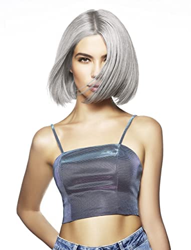 Colour Freedom Metallic Permanent Silver Blonde Conditioning Hair Dye. Infused with Shea Butter and Argan Oil for Ultra Glossy Conditioned Hair.