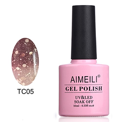 AIMEILI Nude Gel Nail Polish, UV/LED Soak-Off Gel Polish French Nail Gel, Nail Lamp Nail Art Manicure Salon DIY at Home, Long Lasting & Easy to A
