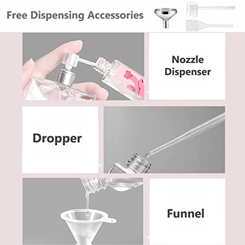 Perfume Atomiser Refillable, Travel Perfume Atomiser Bottle Mini Small Empty Spray Bottles Portable Glass Travel Perfume Pods Container For Perfu