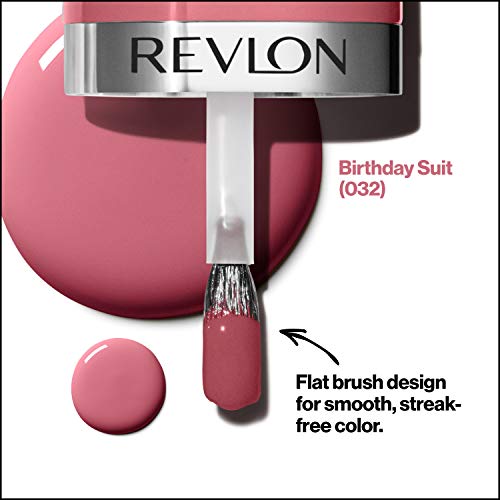 Revlon Ultra HD Snap Nail Polish, Long Lasting Vegan Formula, Quick Drying & One-Coat Full Coverage Colour (8ml) Birthday Suit (032) Unisex
